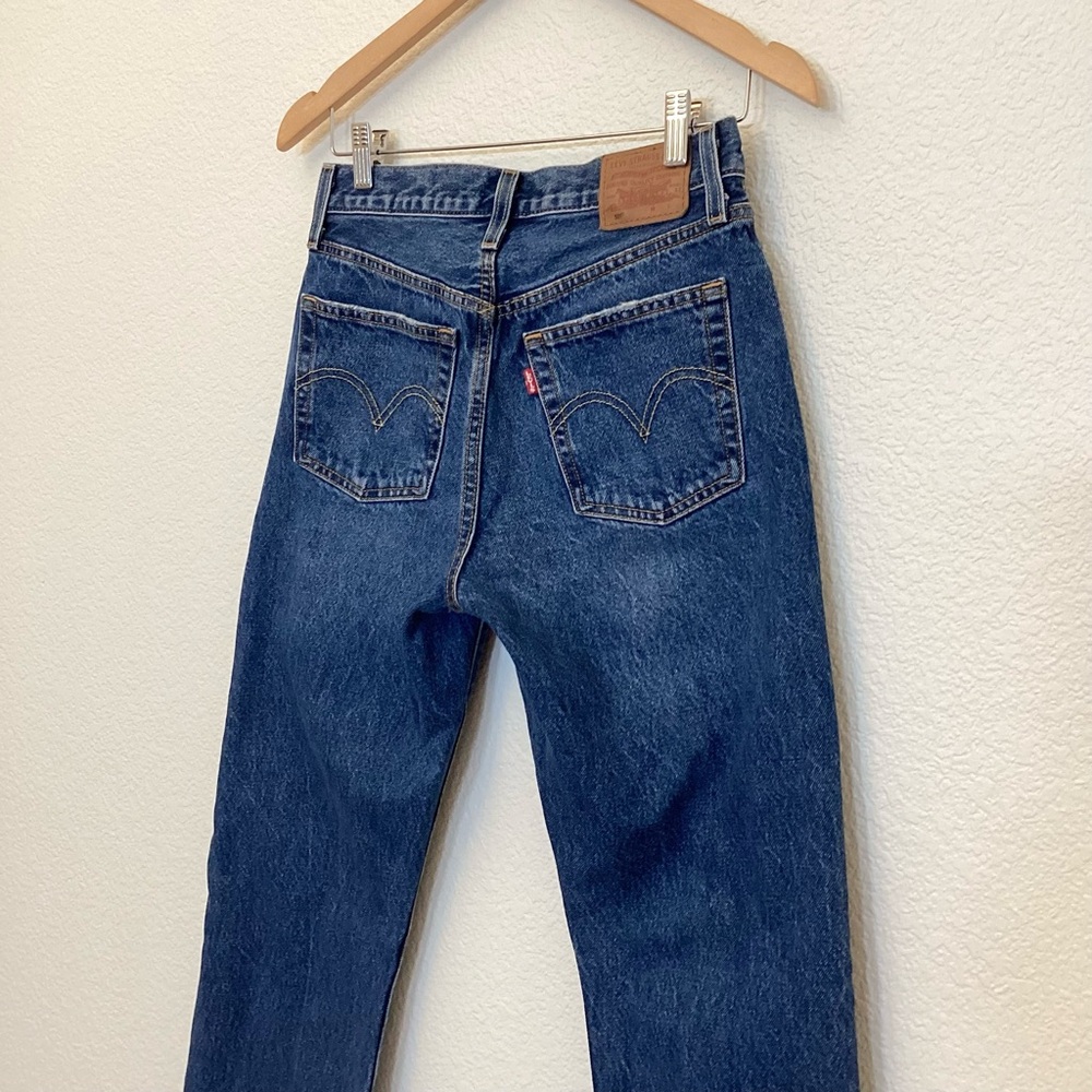 Levi’s 501 W27 Women’s High Rise Straight Leg Premium Jeans 12501-0400 - Picture 8 of 14